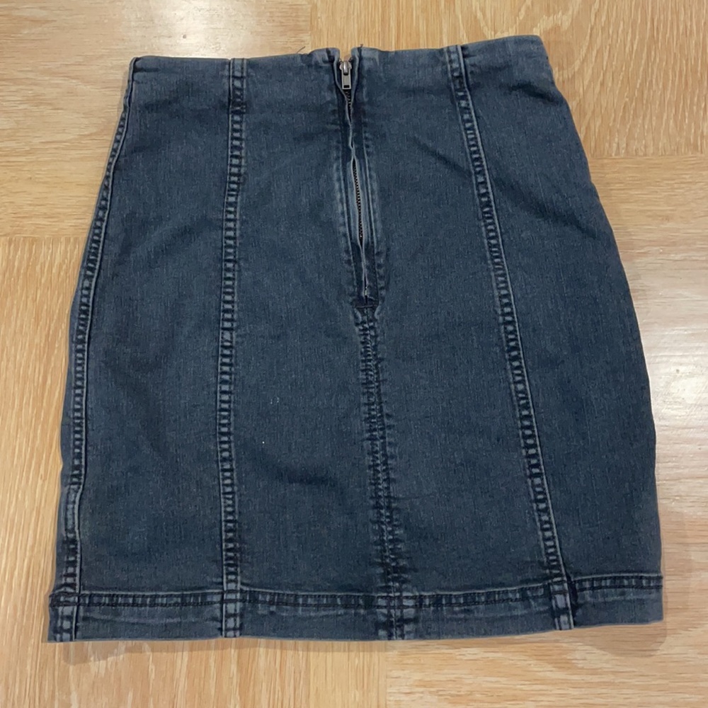 Free People Modern Femme Denim Skirt - Picture 4 of 5